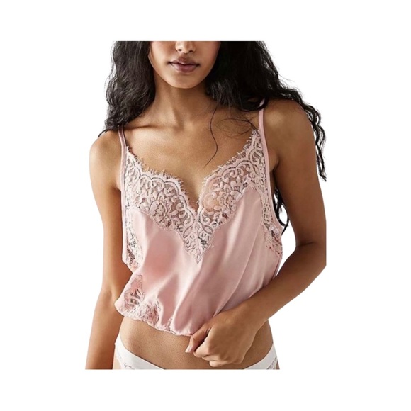 **FLASH SALE** NWOT Free People Night Out Blouson Brami / Rose
Blush Large - Picture 1 of 4